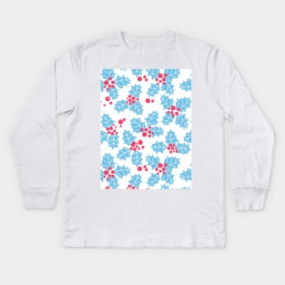 Holly berry Kids Long Sleeve T-Shirt